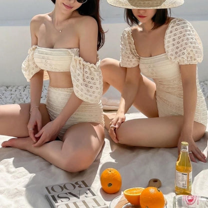 Flower off shoulder