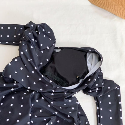 Vneck one-piece