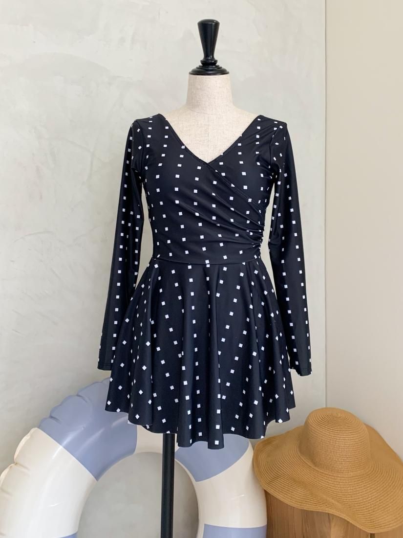 Vneck one-piece