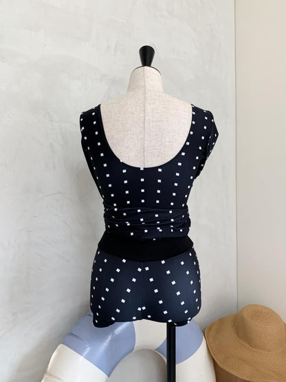 Vneck one-piece