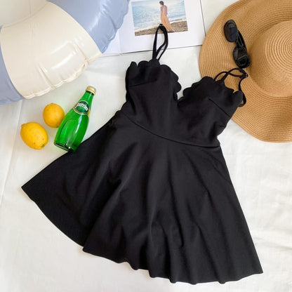 Scallop one-piece