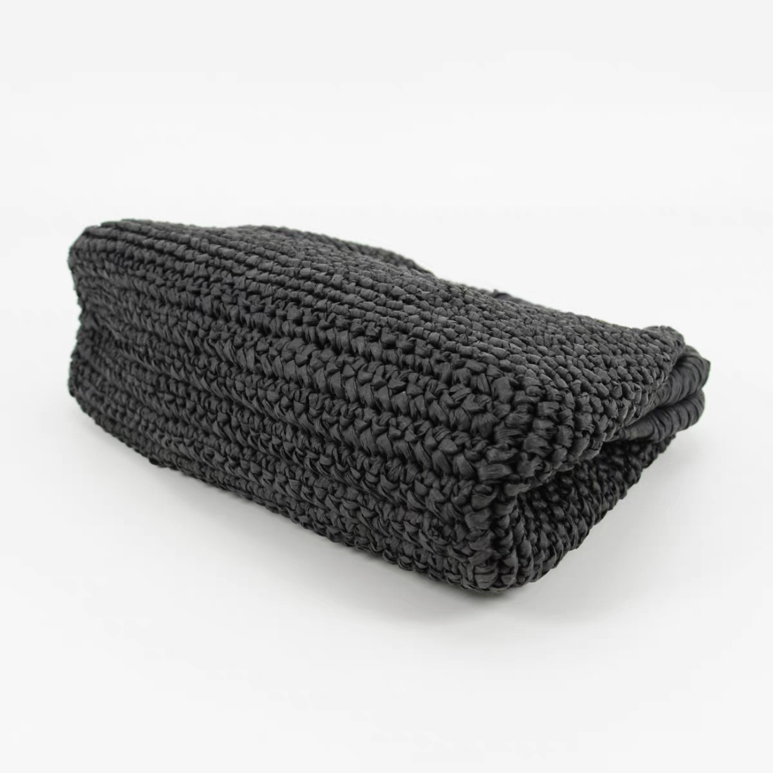 Straw clutch bag