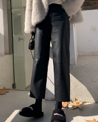 Tribeca leather pants