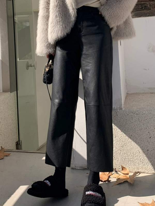 Tribeca leather pants