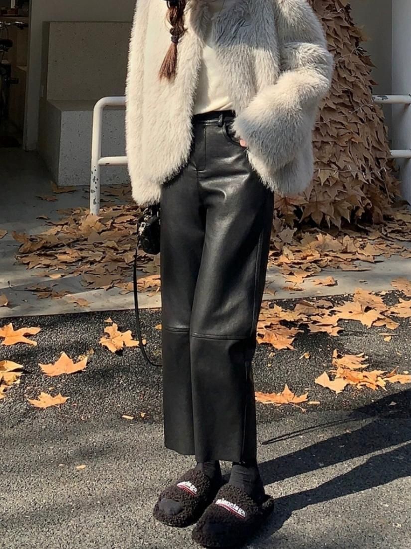 Tribeca leather pants