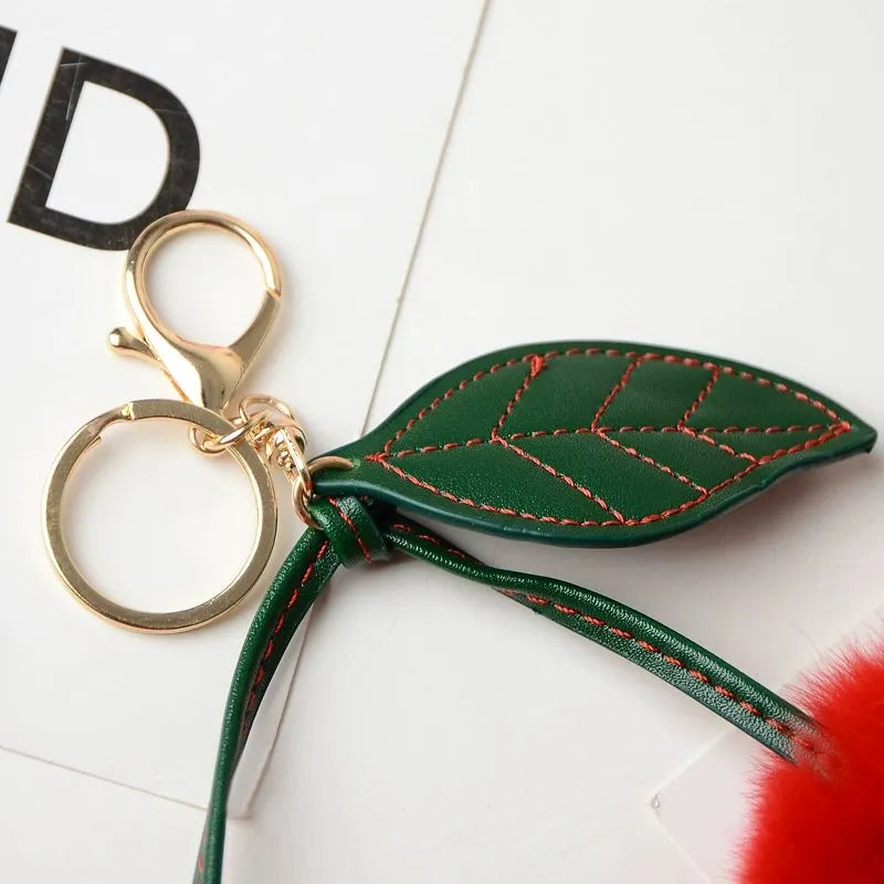 Cherry fur charm