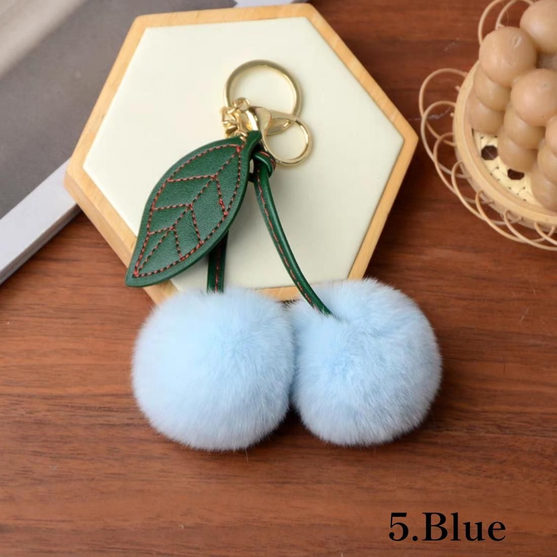 Cherry fur charm
