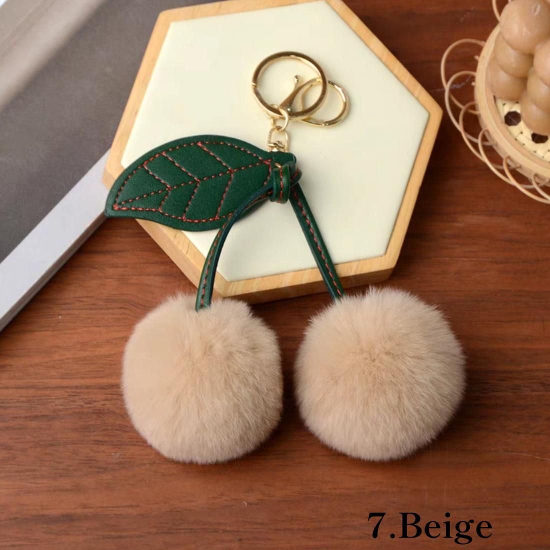 Cherry fur charm