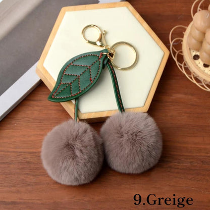 Cherry fur charm