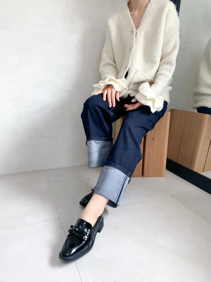 Cuffed jeans