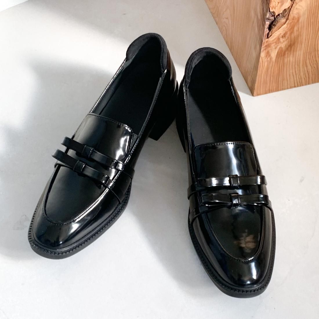Double bow loafers