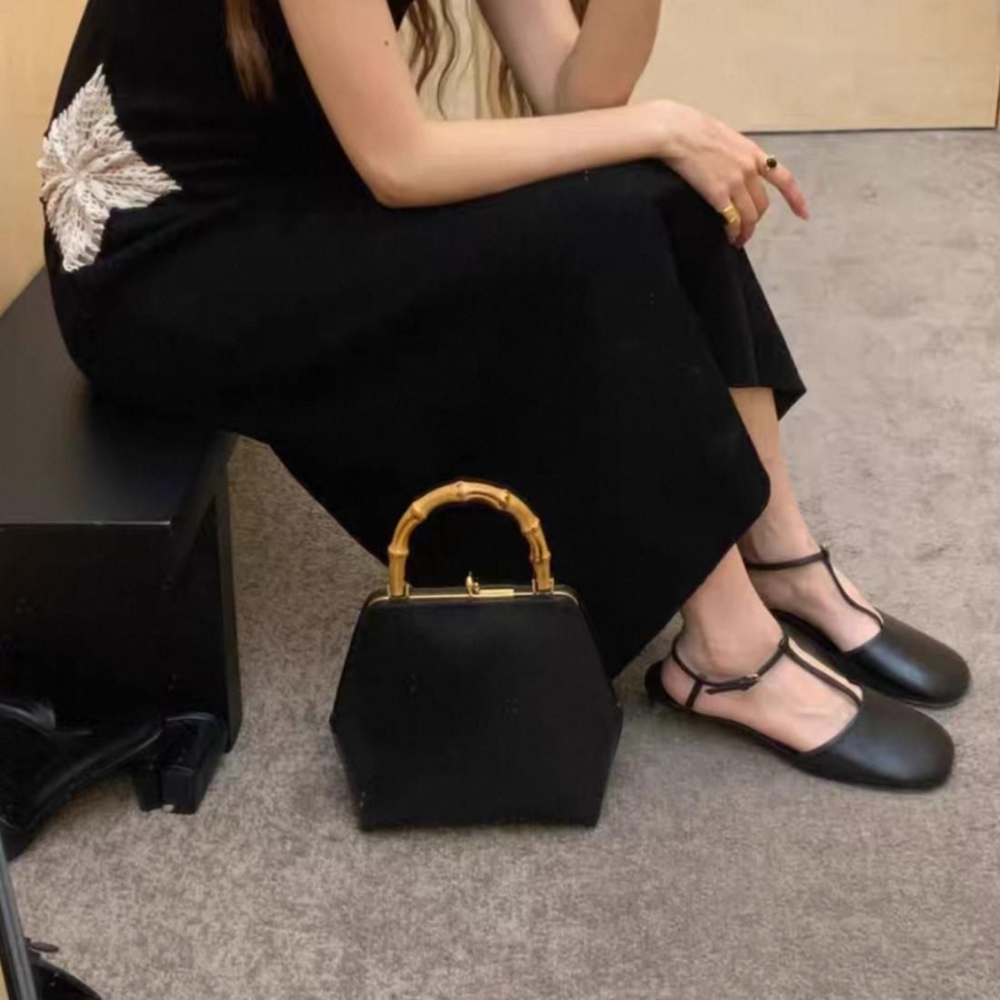 T-strap sandals