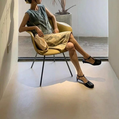 T-strap sandals
