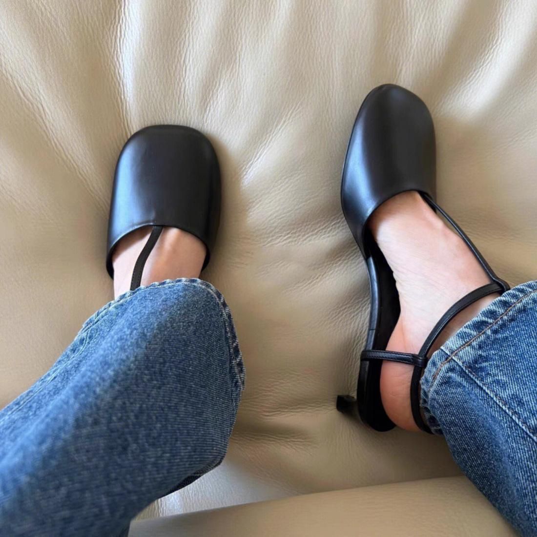 T-strap sandals