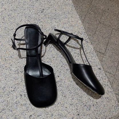 T-strap sandals