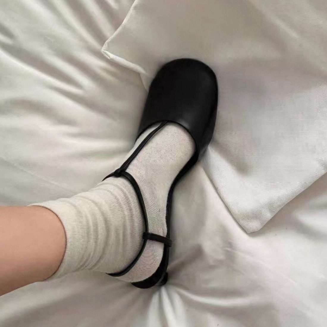 T-strap sandals