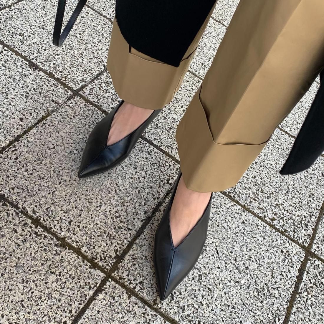Crepe heels