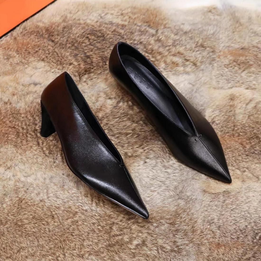 Crepe heels