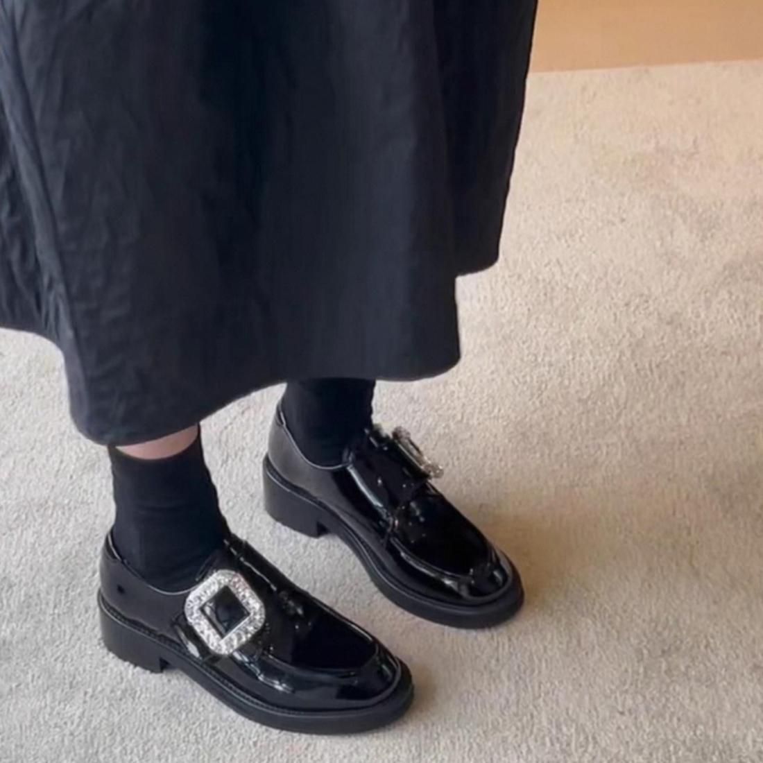 Rect bijoux loafers