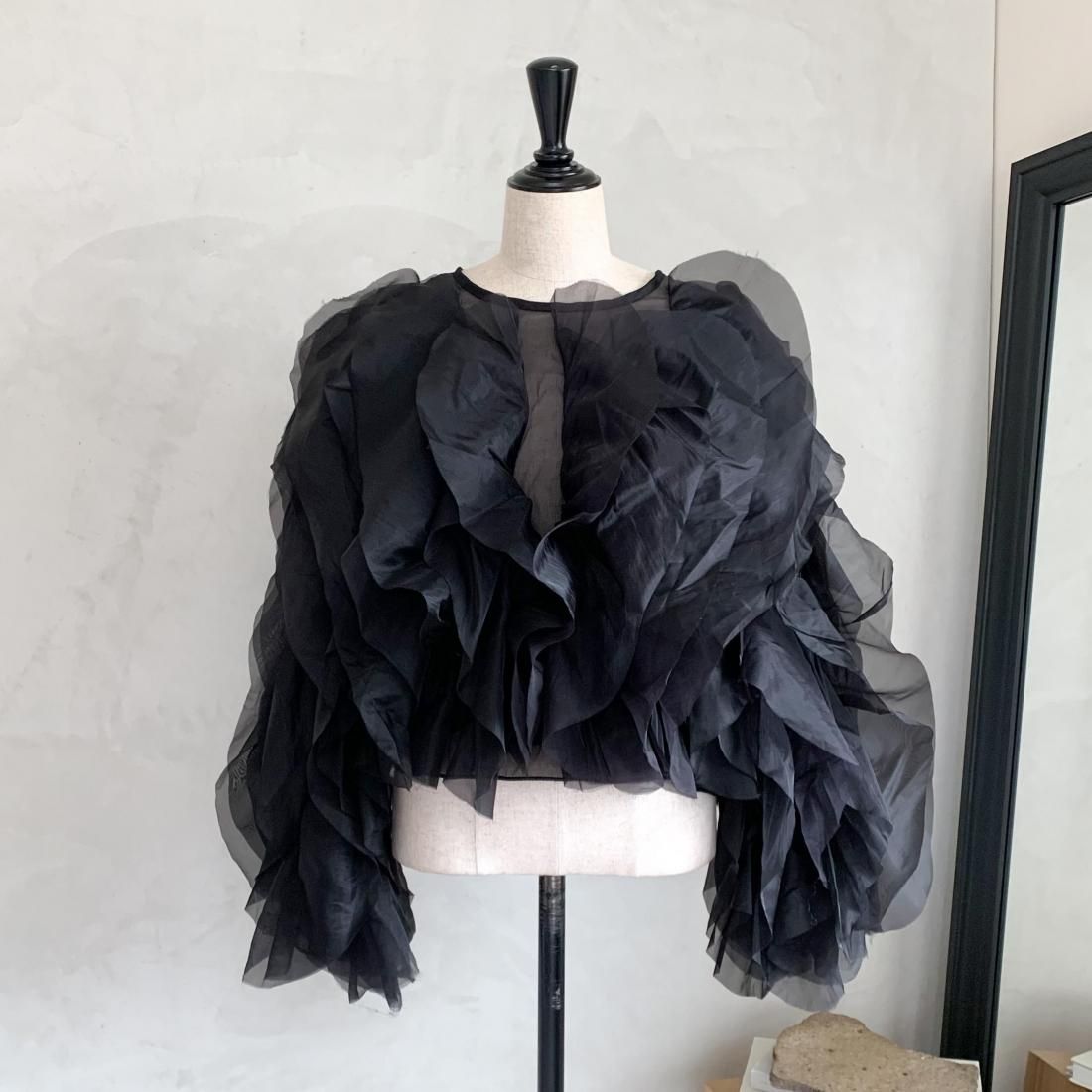 Petals chiffon blouse