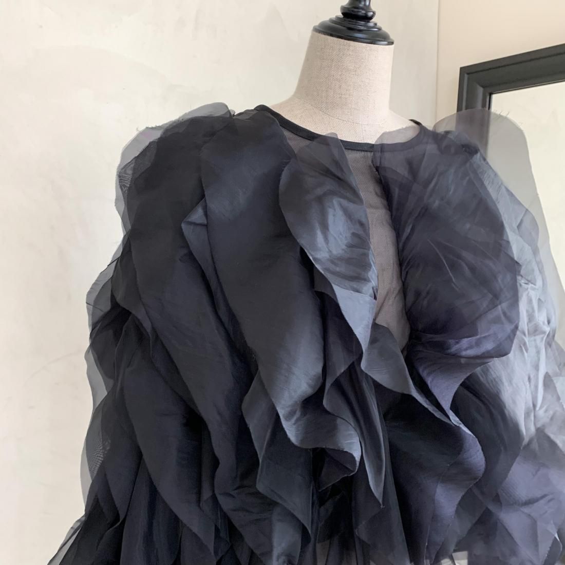 Petals chiffon blouse