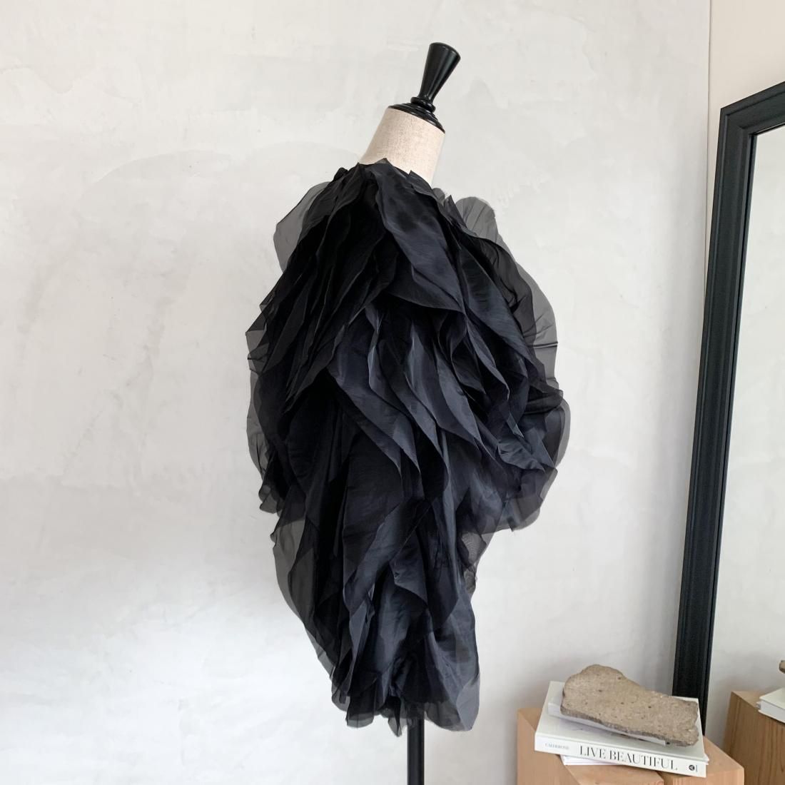 Petals chiffon blouse