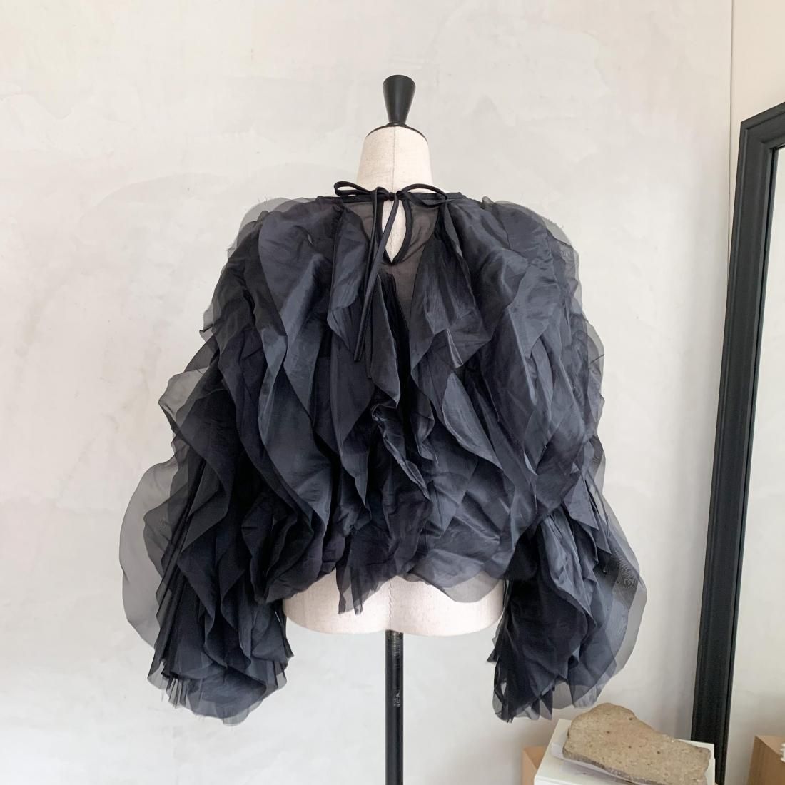 Petals chiffon blouse