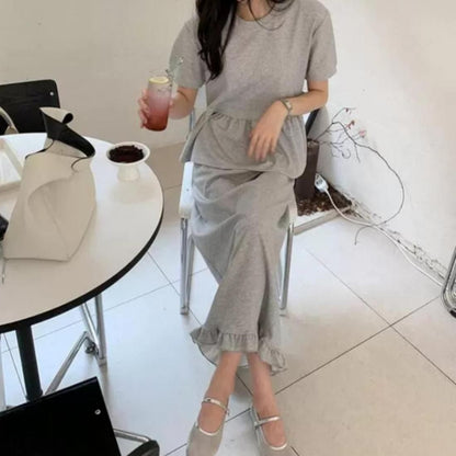 Frill sweat set up