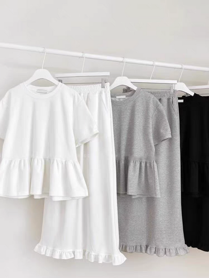 Frill sweat set up