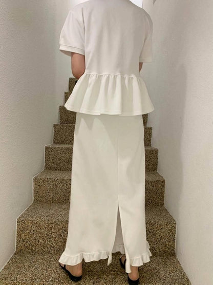Frill sweat set up