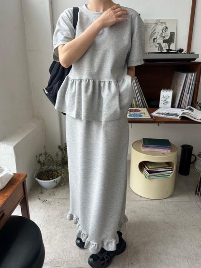 Frill sweat set up