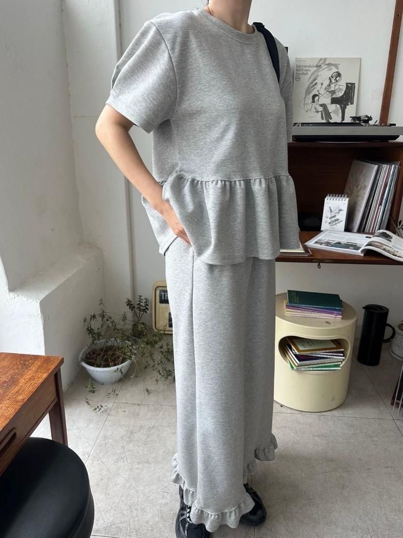 Frill sweat set up