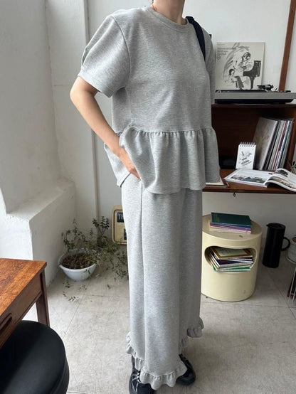 Frill sweat set up