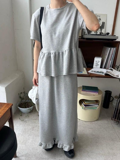 Frill sweat set up