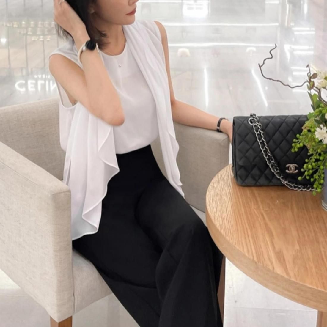 2way cape blouse