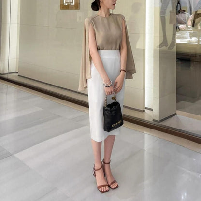 2way cape blouse