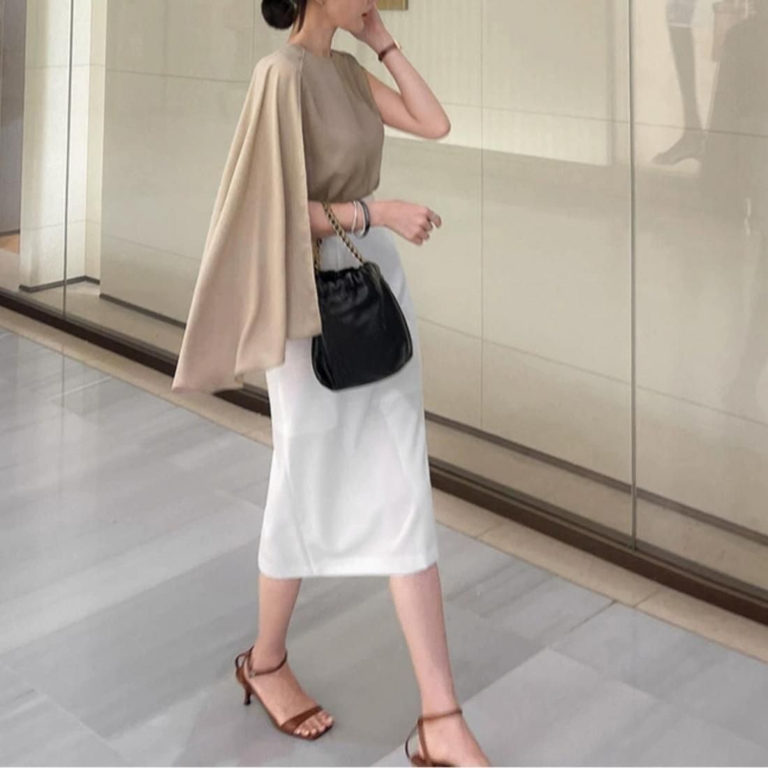 2way cape blouse