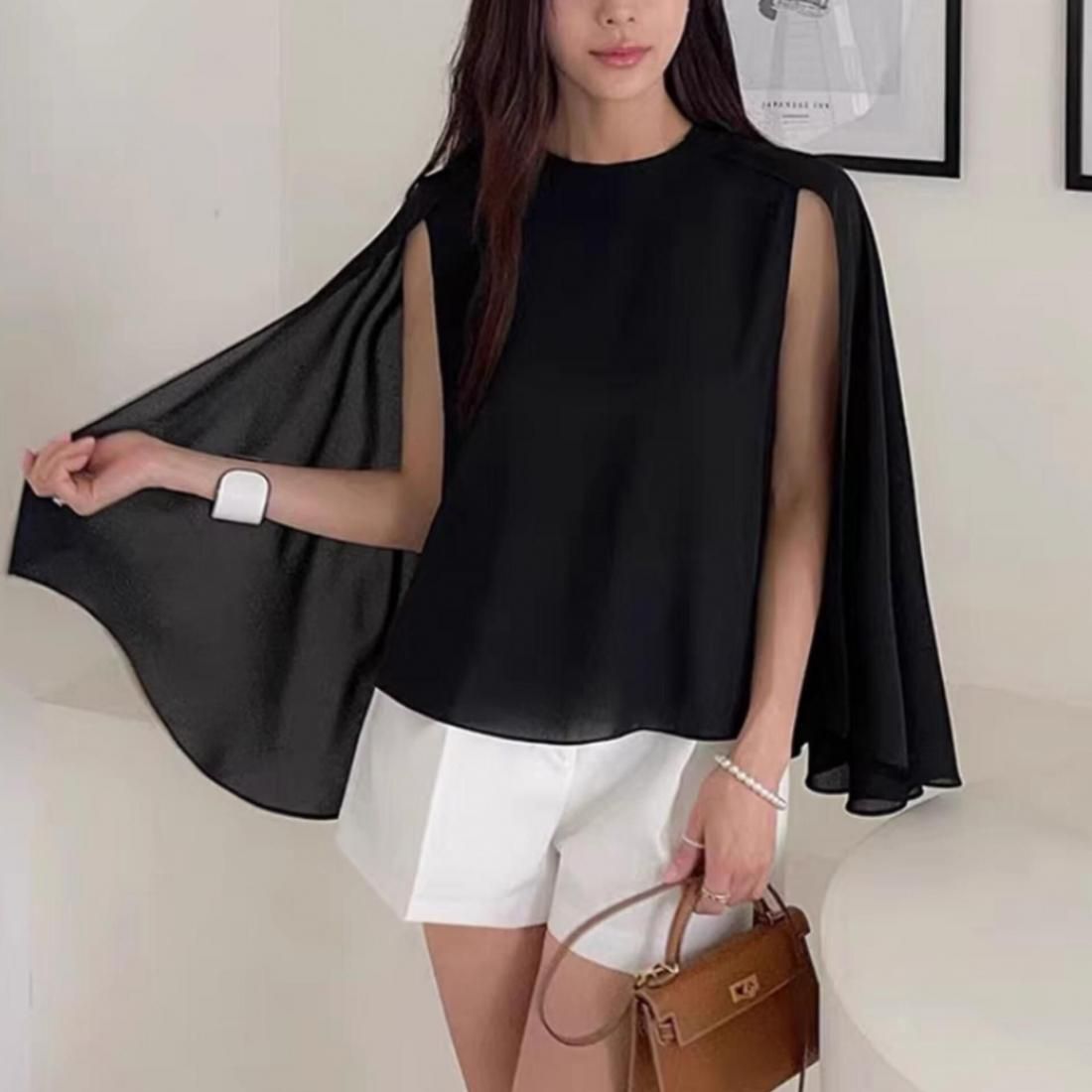 2way cape blouse