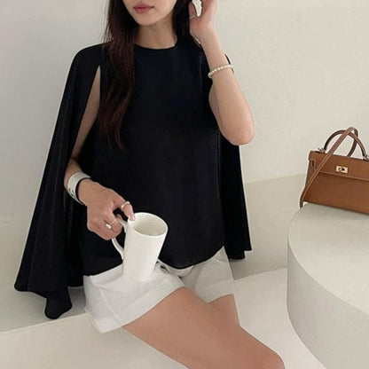 2way cape blouse