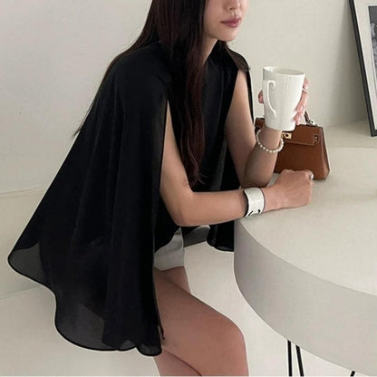 2way cape blouse