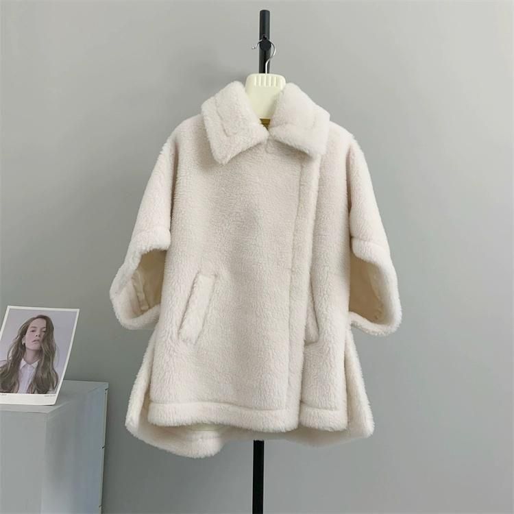 Wool Teddy Poncho