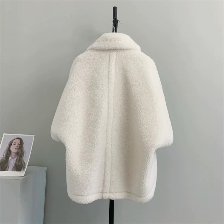 Wool Teddy Poncho