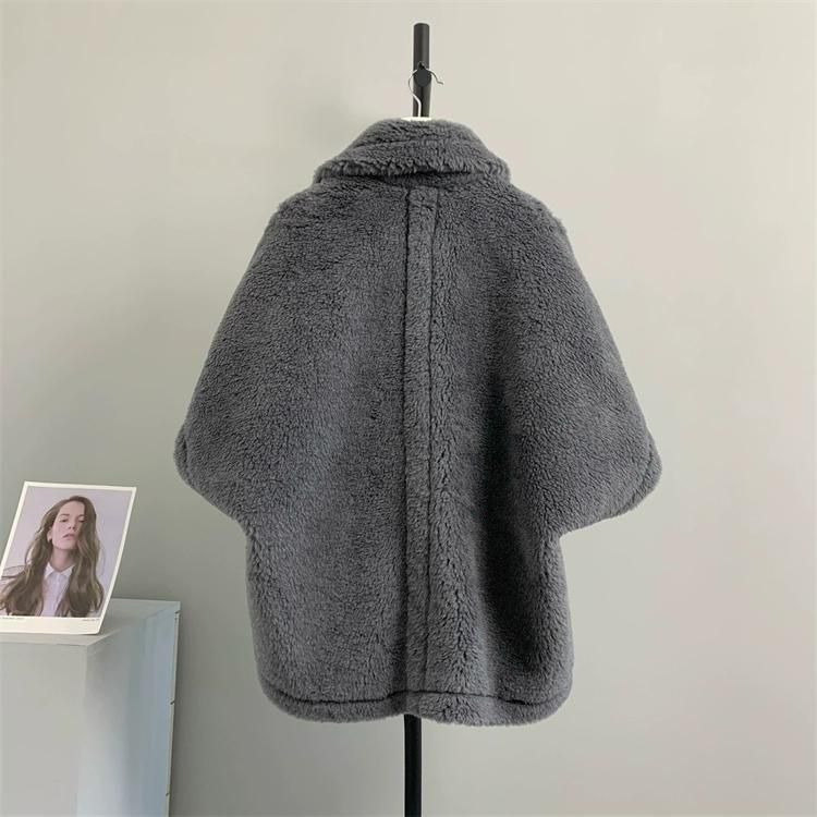 Wool Teddy Poncho