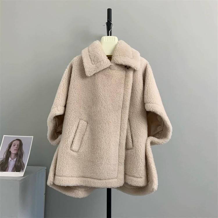 Wool Teddy Poncho