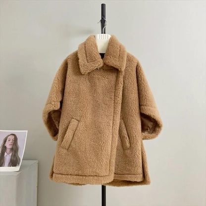Wool Teddy Poncho