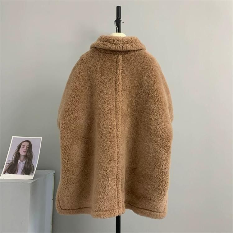 Wool Teddy Poncho
