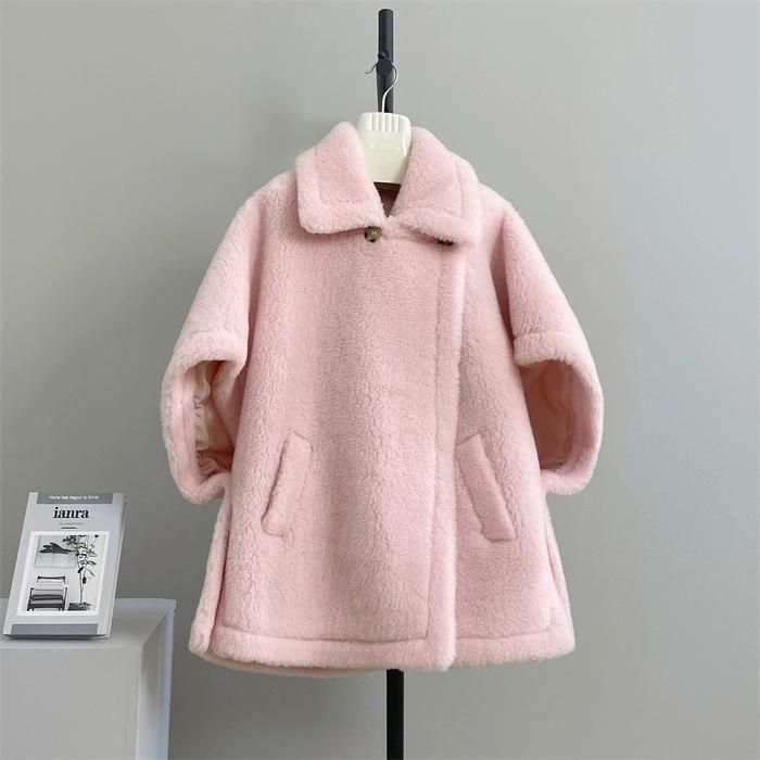 Wool Teddy Poncho