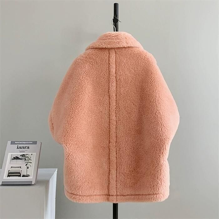 Wool Teddy Poncho