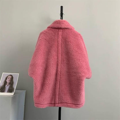 Wool Teddy Poncho
