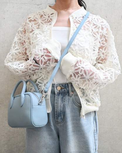 Bloom organza blouson